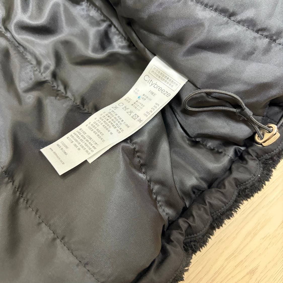 시티브리즈 디테쳐블 플리스 점퍼_BLACK_free 상품이미지7