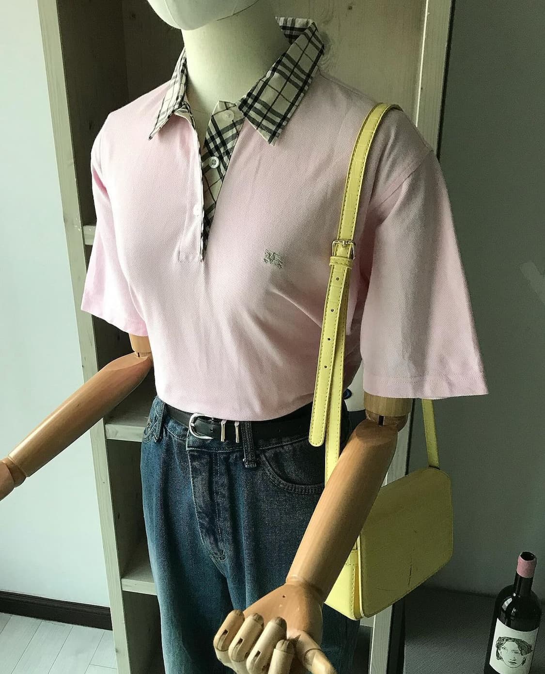버버리 로고 노바체크 카라티 상품이미지5