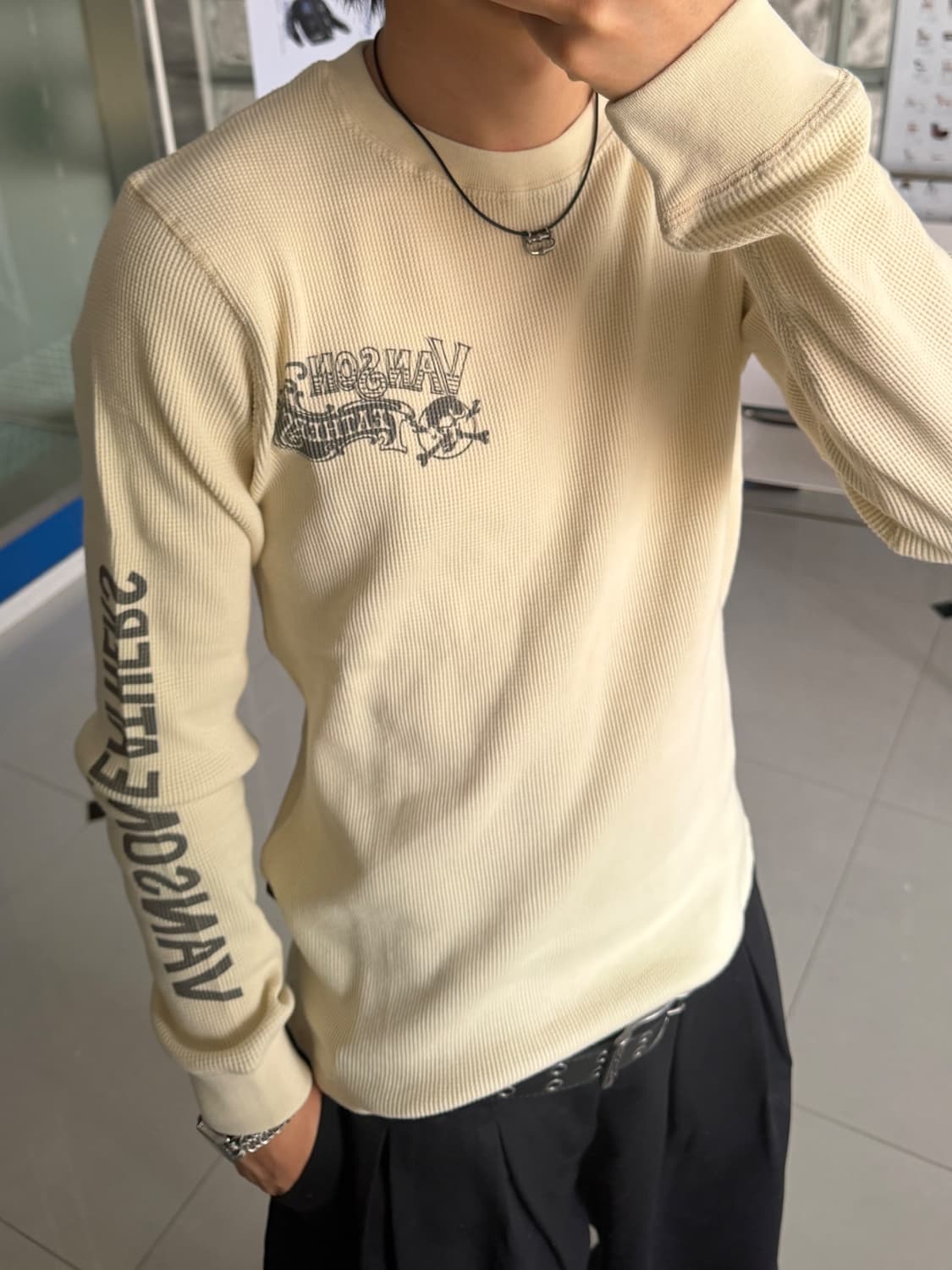 cross bone skull ls tee nvlt-2408 상품이미지4
