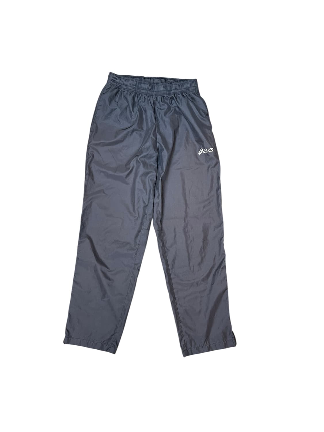 아식스 블랙 자수로고 디테일 트레이닝 비닐팬츠 L 상품이미지1