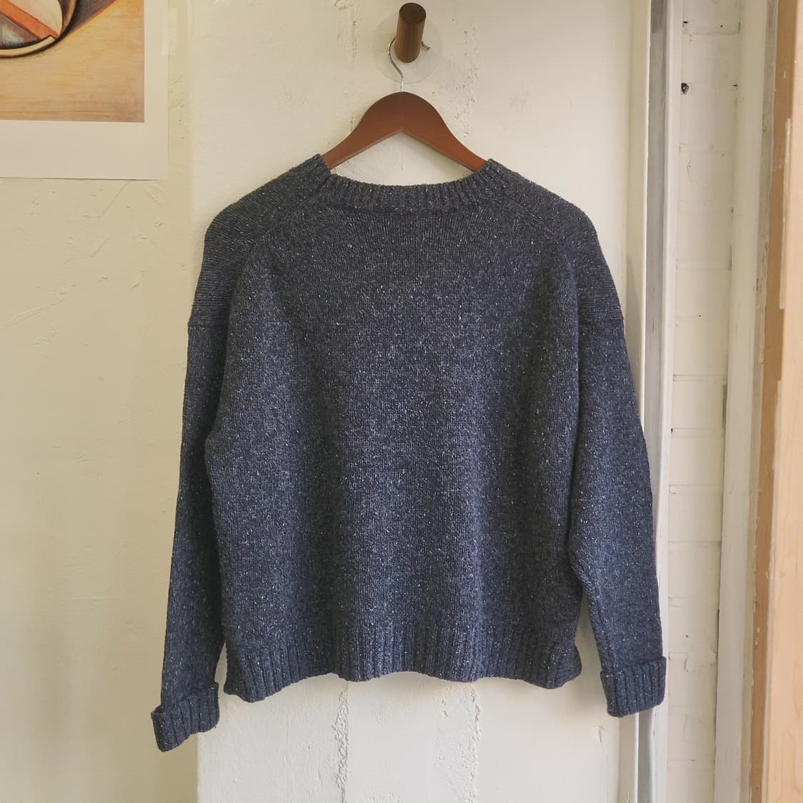 Studio CLIP 네이비 보카시 울니트 상품이미지6