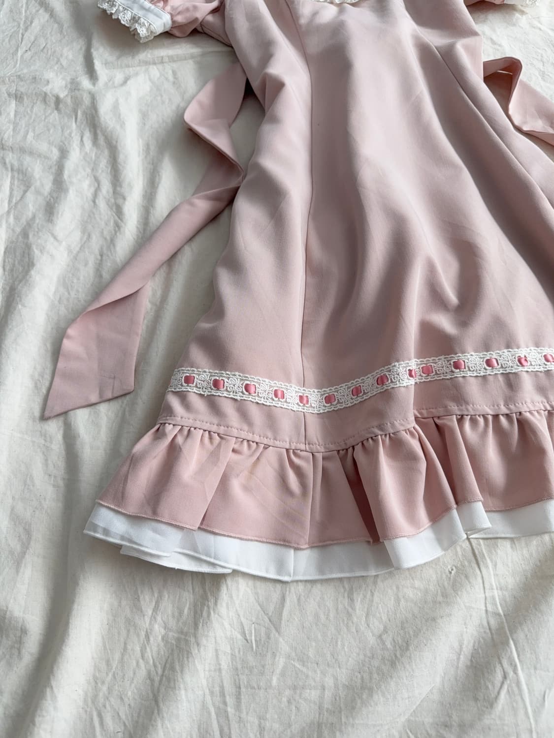 양산형 지뢰계 토끼귀 카라 원피스(새상품) 상품이미지4