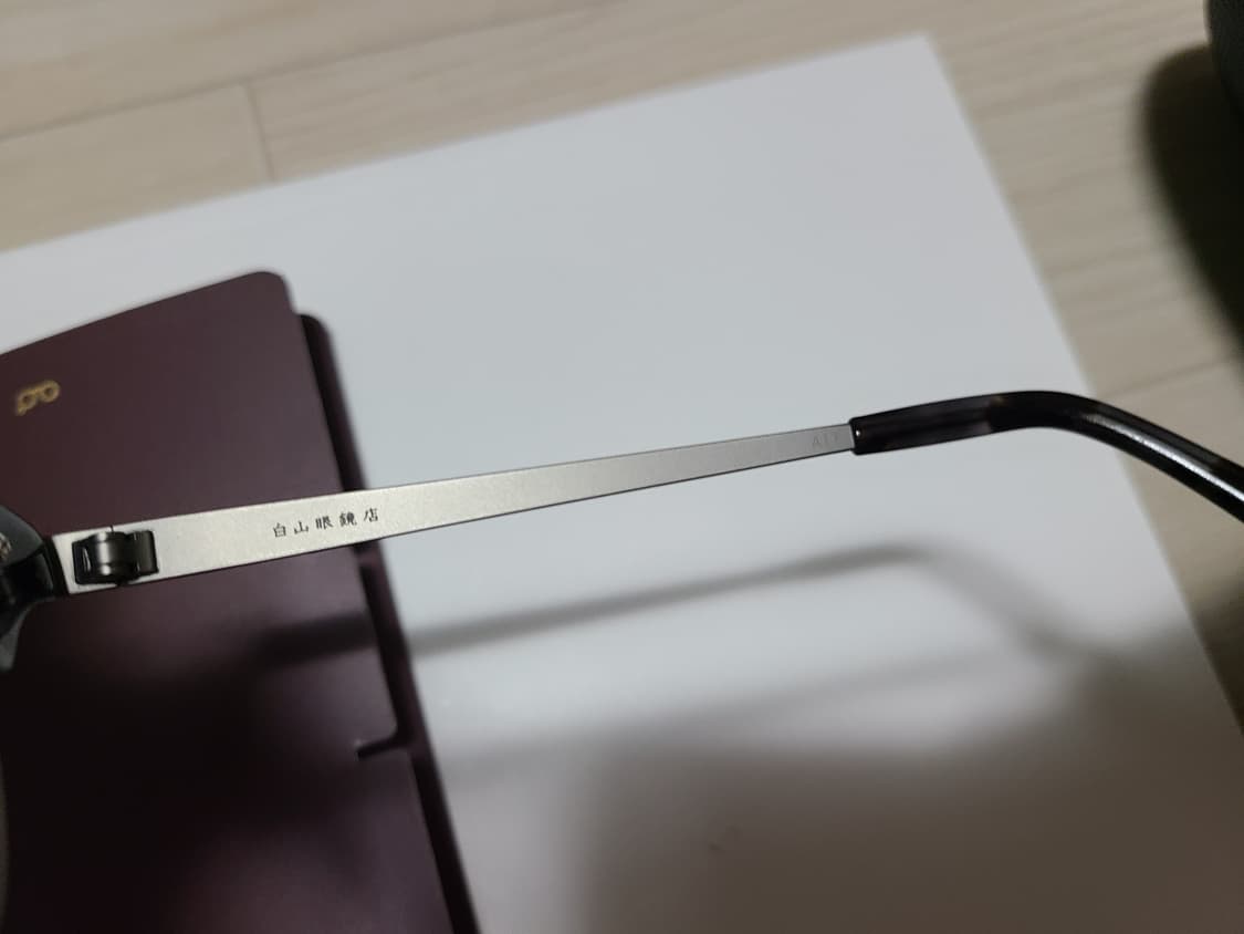 하쿠산 안경 LINDY ARM 린디암 (Gray Havana/Titan) 상품이미지5