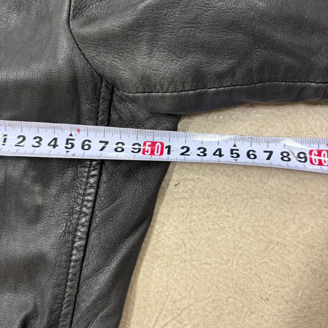 올세인츠 에이징 리얼레더 자켓 상품이미지5
