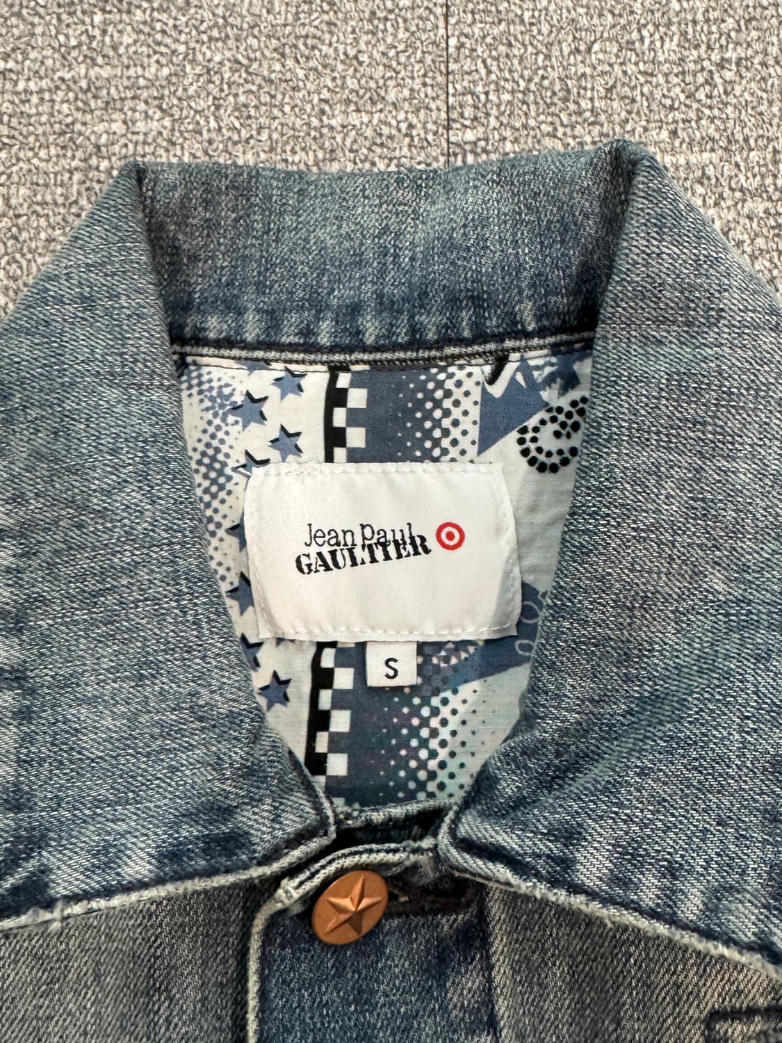 장폴고티에 리워크 스타 데님 자켓 S 상품이미지2