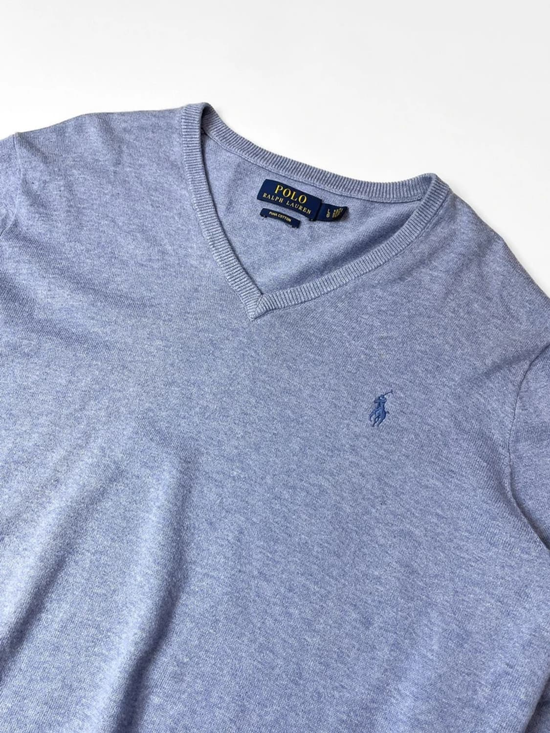 폴로 랄프로렌 피마코튼 베이직 로고 니트 A1381 상품이미지2