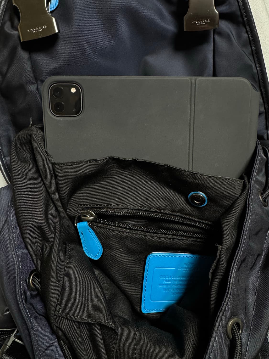 코치 뉴욕 레더 백팩(정품) 상품이미지5