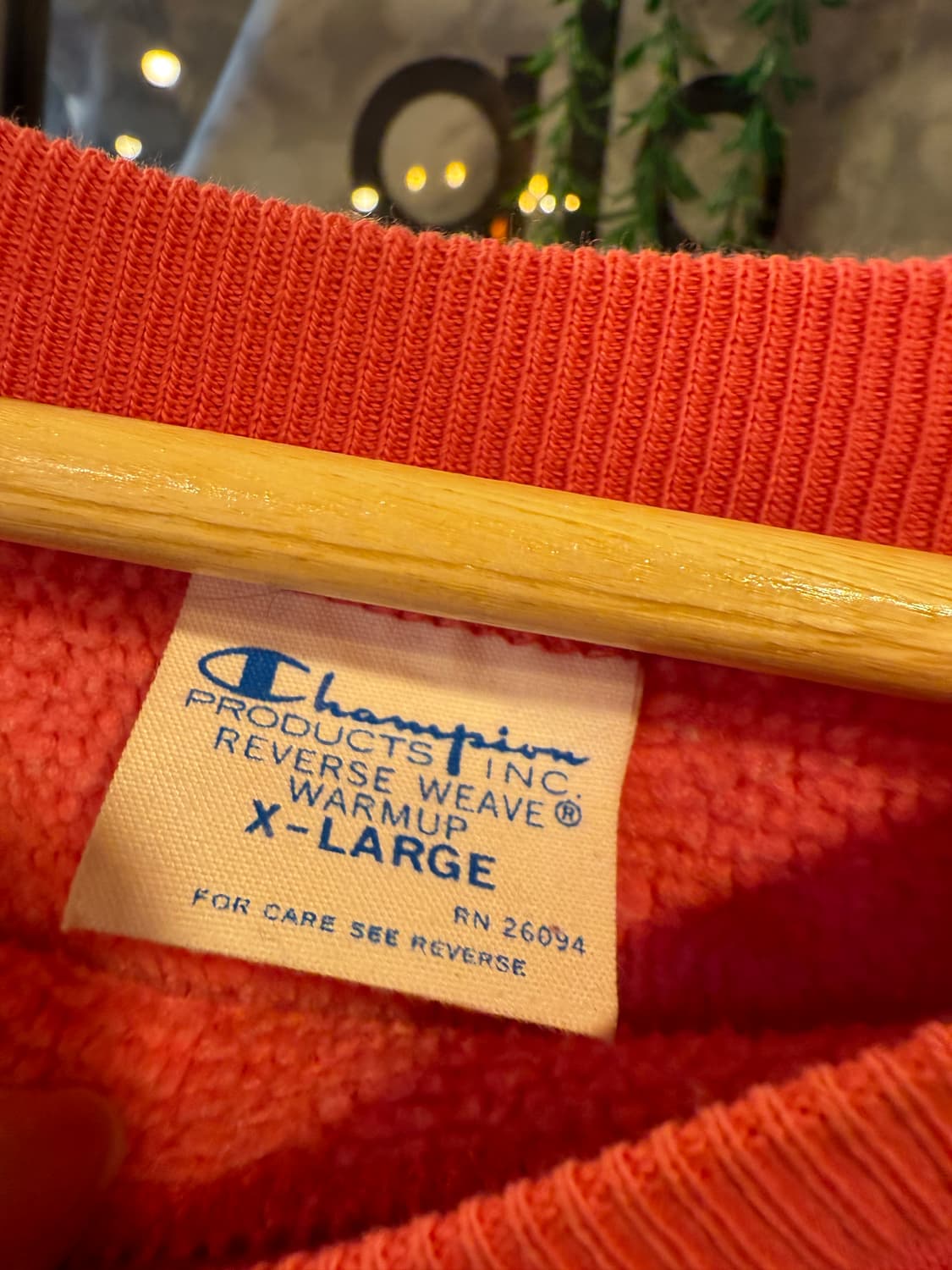 챔피온 핑크 맨투맨 상품이미지2