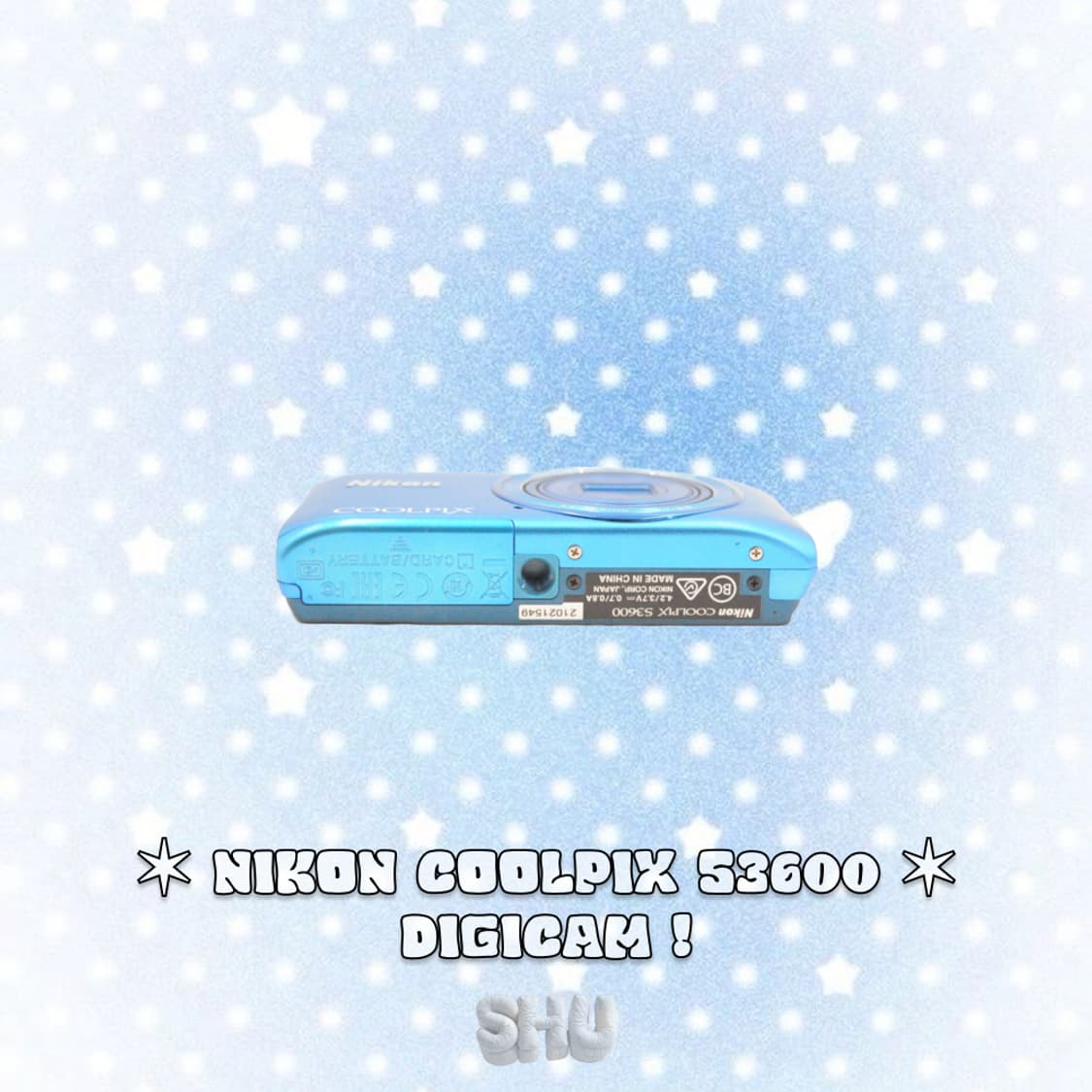 니콘 쿨픽스 S3600  빈티지 디카 블루 상품이미지7