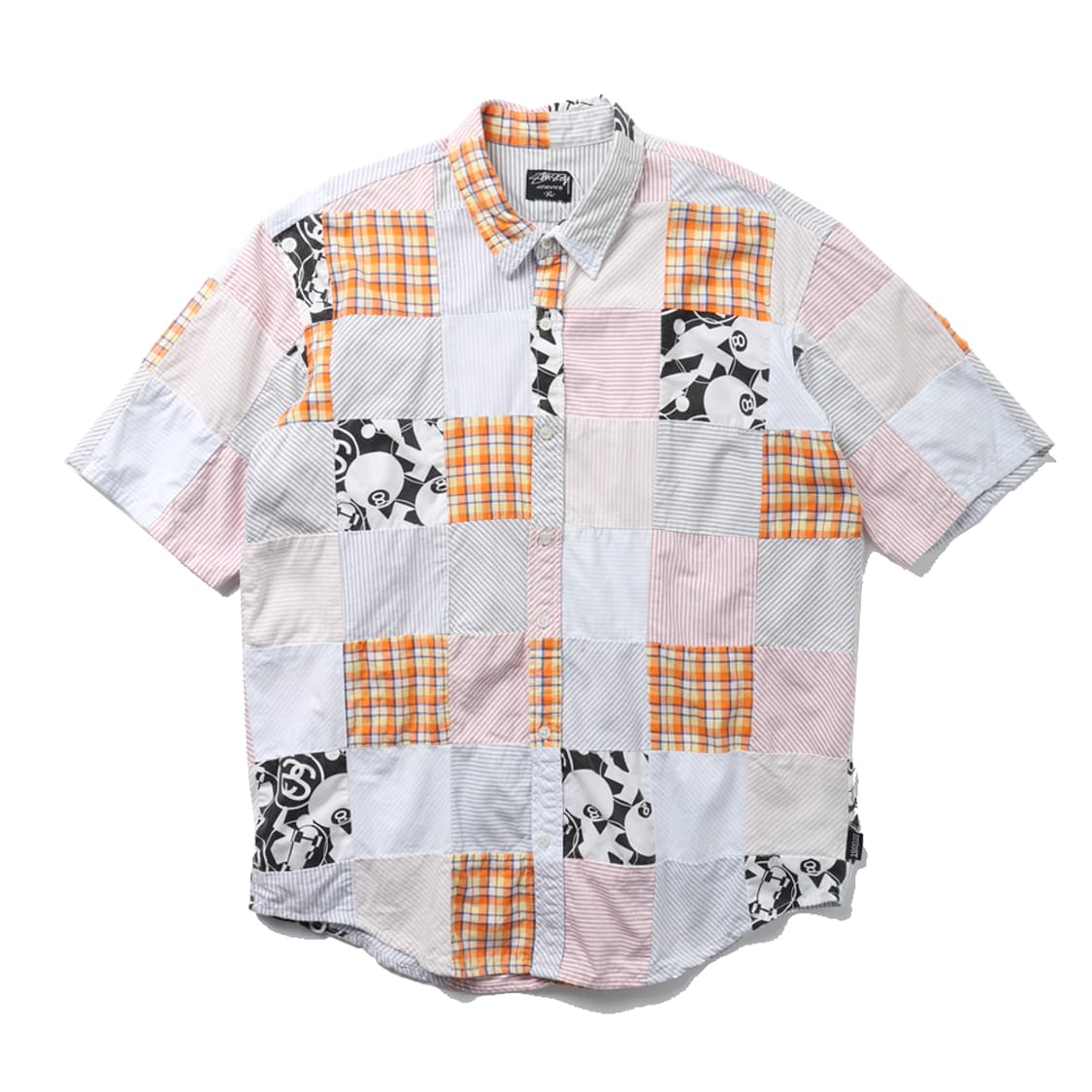 스투시 STUSSY Patchwork S/S Shirt 상품이미지1