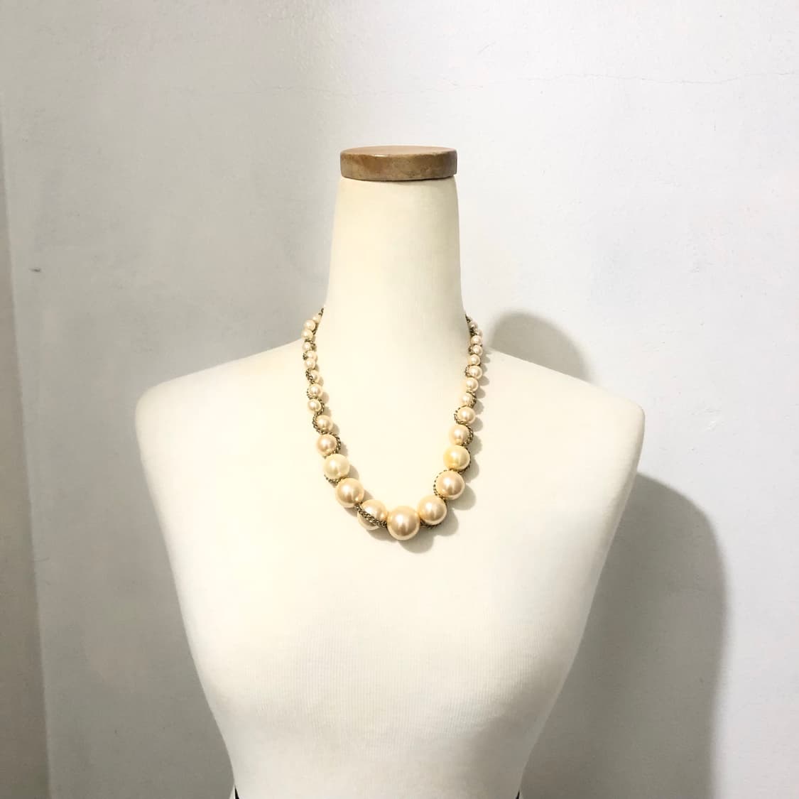 빈티지 골드 체인 진주 목걸이 페어리 오리엔탈 갸루 펑크 상품이미지1