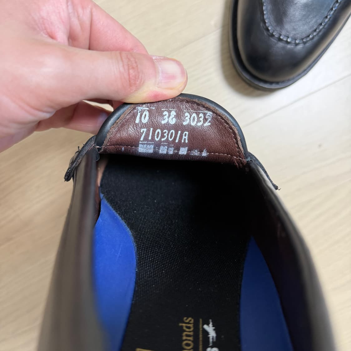 알렌 에드몬즈 로드 워리어 로퍼 블랙 10 3E (280-285) 상품이미지4