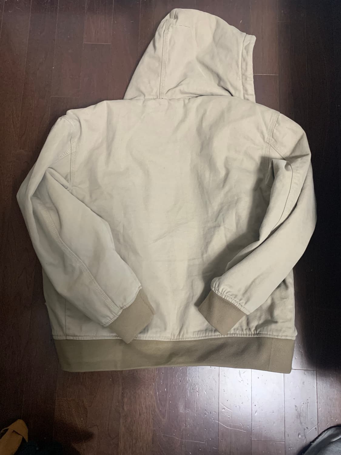 디키즈 워크 후드 봄버자켓 베이지 s 상품이미지2