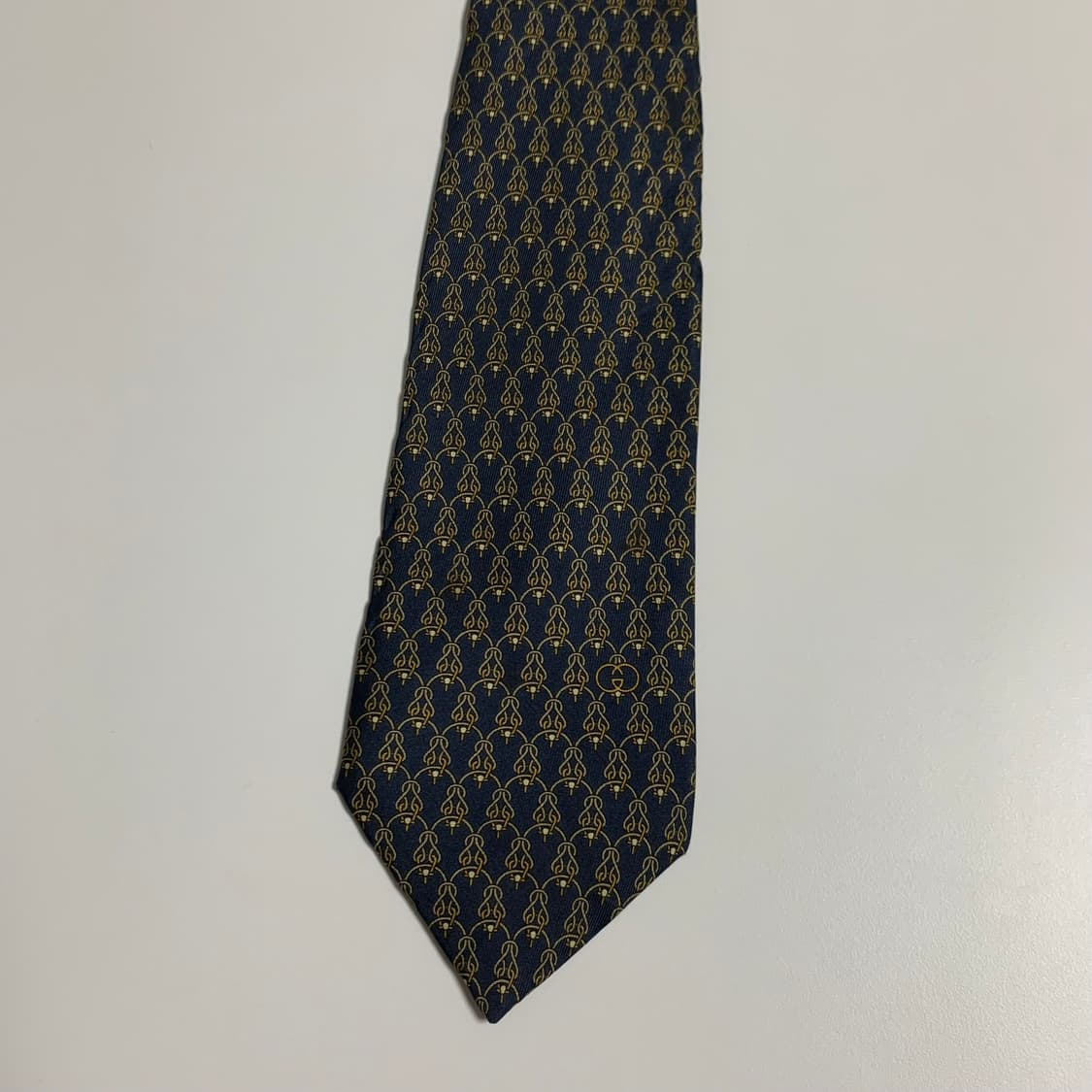구찌(GUCCI) 기하학적패턴 GG심플로고 명품넥타이 이태리 100실크 상품이미지8