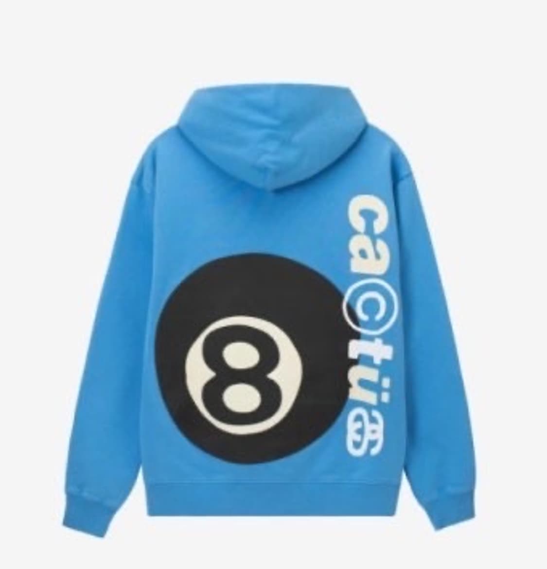 스투시 x CPFM 8볼 피그먼트 다이드 후드 블루 L사이즈 상품이미지2
