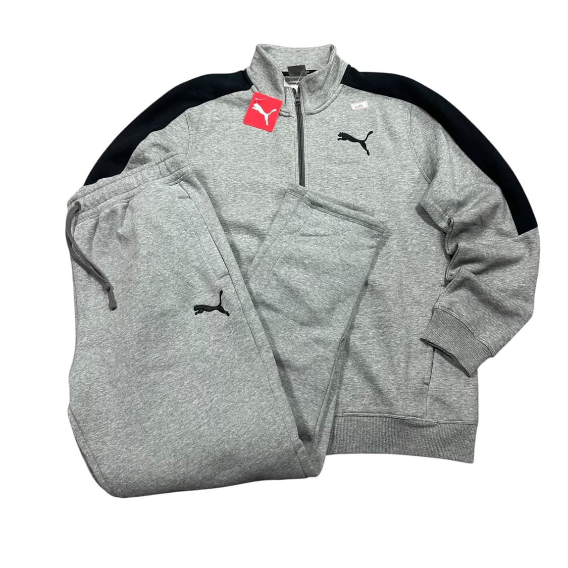 ✨ (세트 새상품) 푸마 기모 트레이닝 집업 세트 상품이미지1