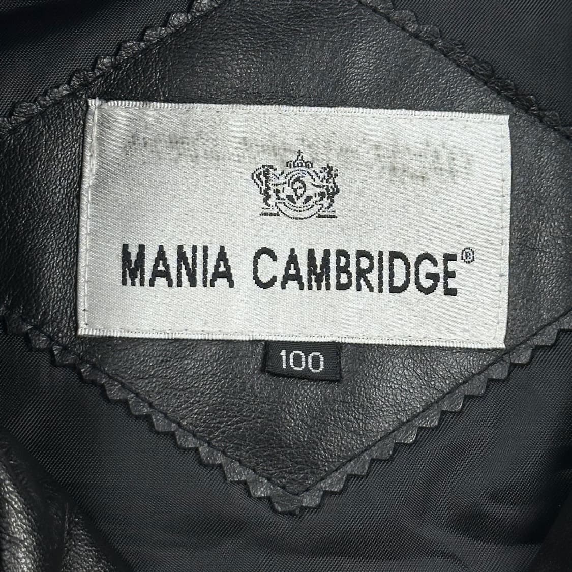 VTG 빈티지 소가죽 블랙 블루종 가죽자켓 (L) 상품이미지5