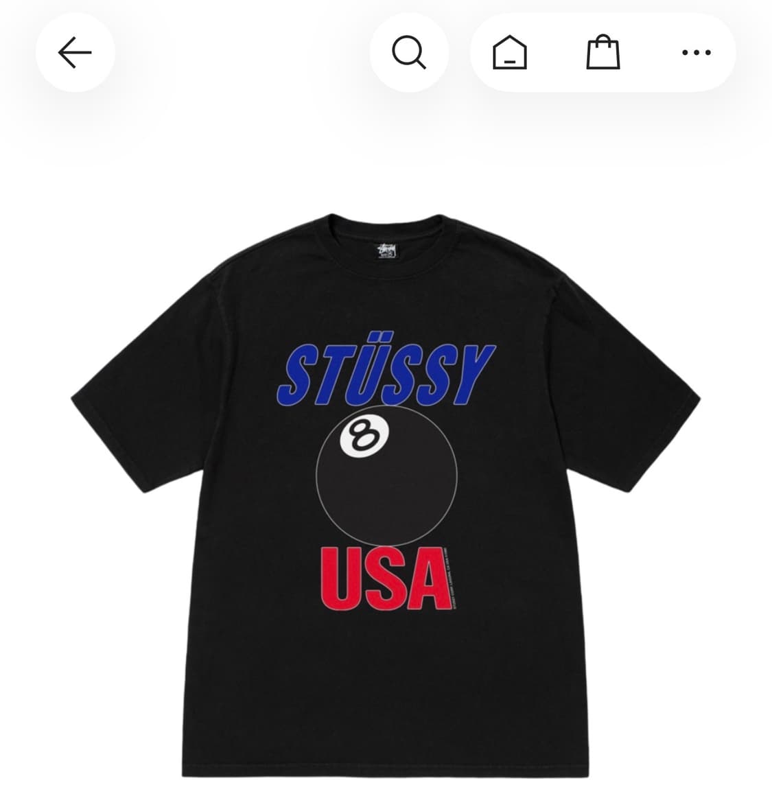 스투시 USA 티셔츠 상품이미지1