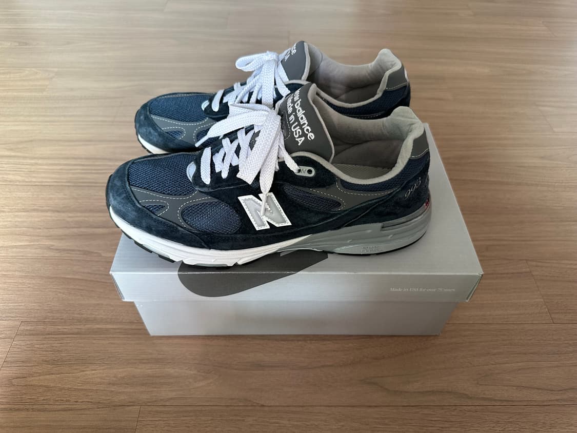 285 뉴발란스 993 네이비 mr993nv 상품이미지3
