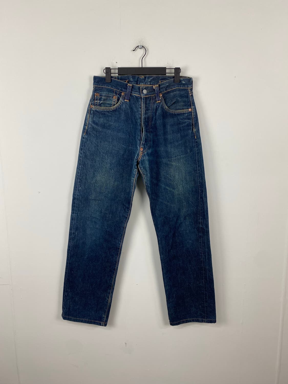 90s 에비수 EVIS 셀비지 데님팬츠 30x35 <644> 상품이미지2