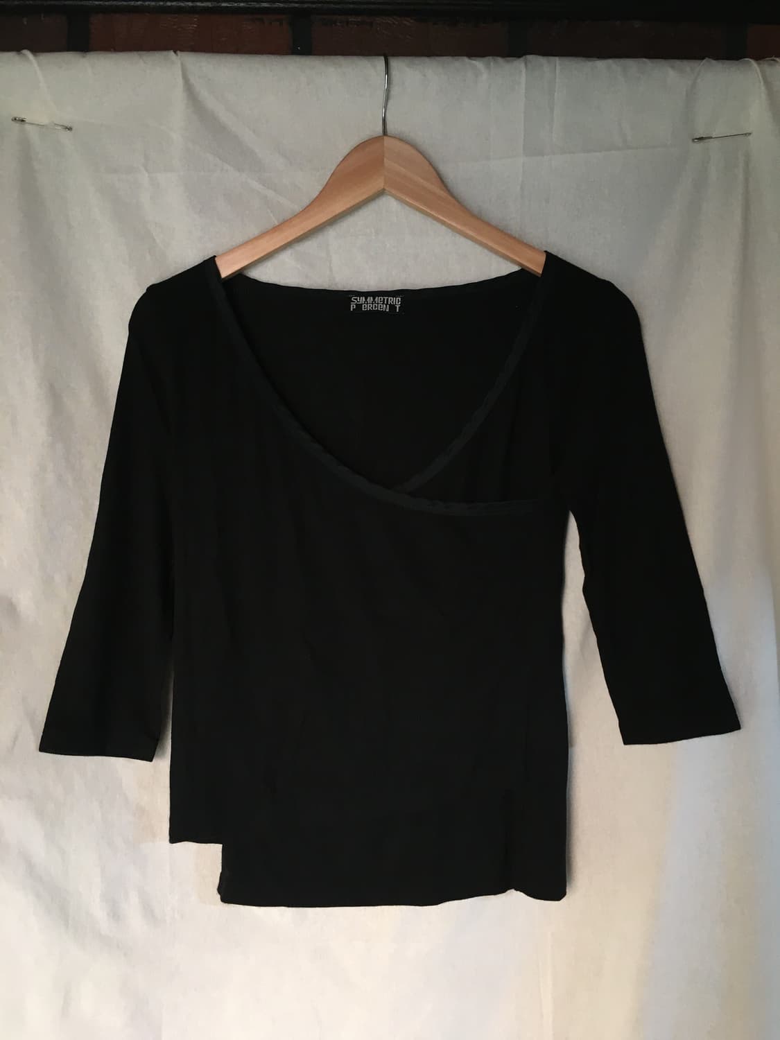 시메트릭퍼센트 V Wrap Half Sleeve / Black 상품이미지7