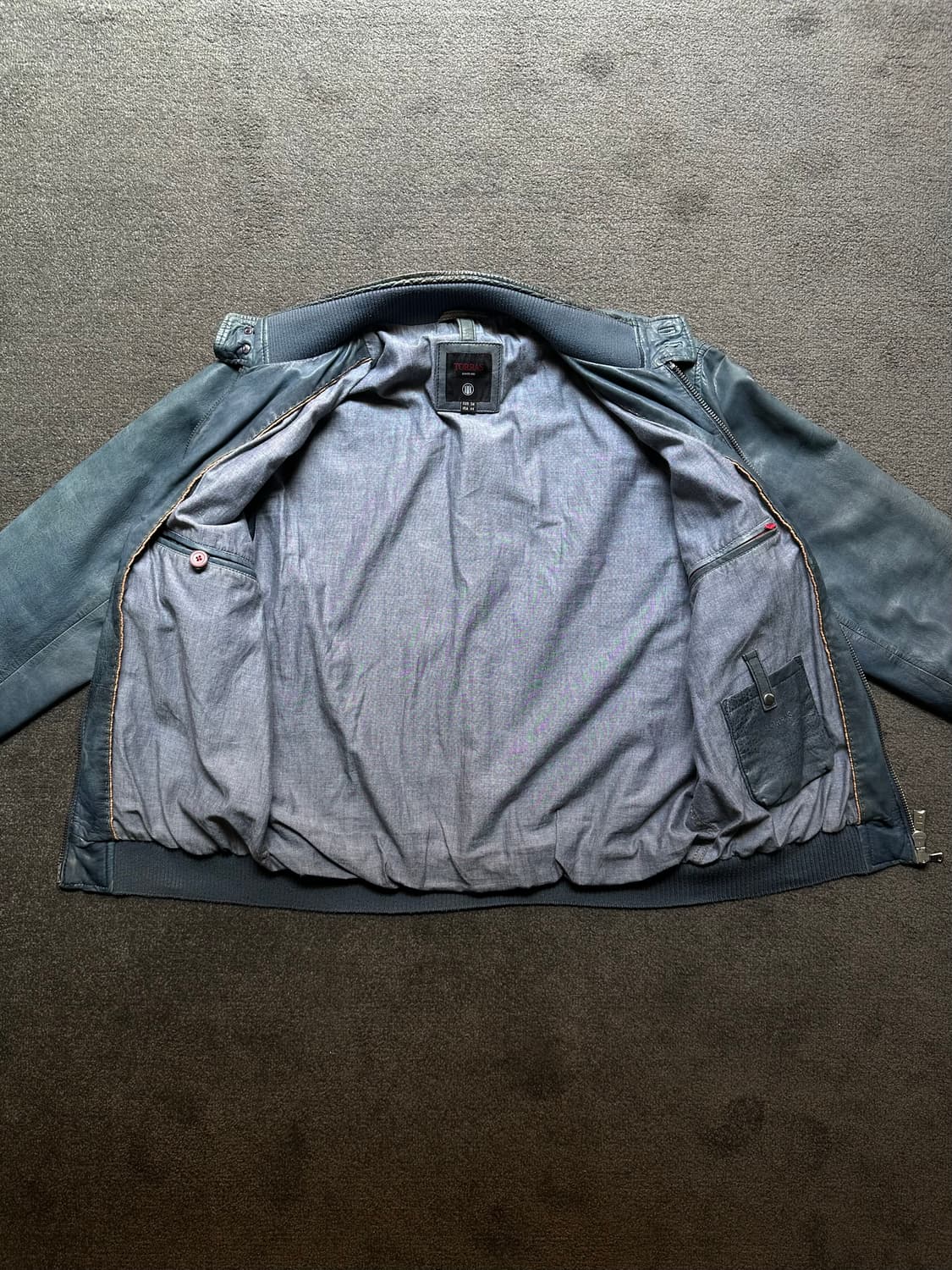 TORRAS 램스킨 블루종 가죽 자켓 EUR 54 [XL] 상품이미지4