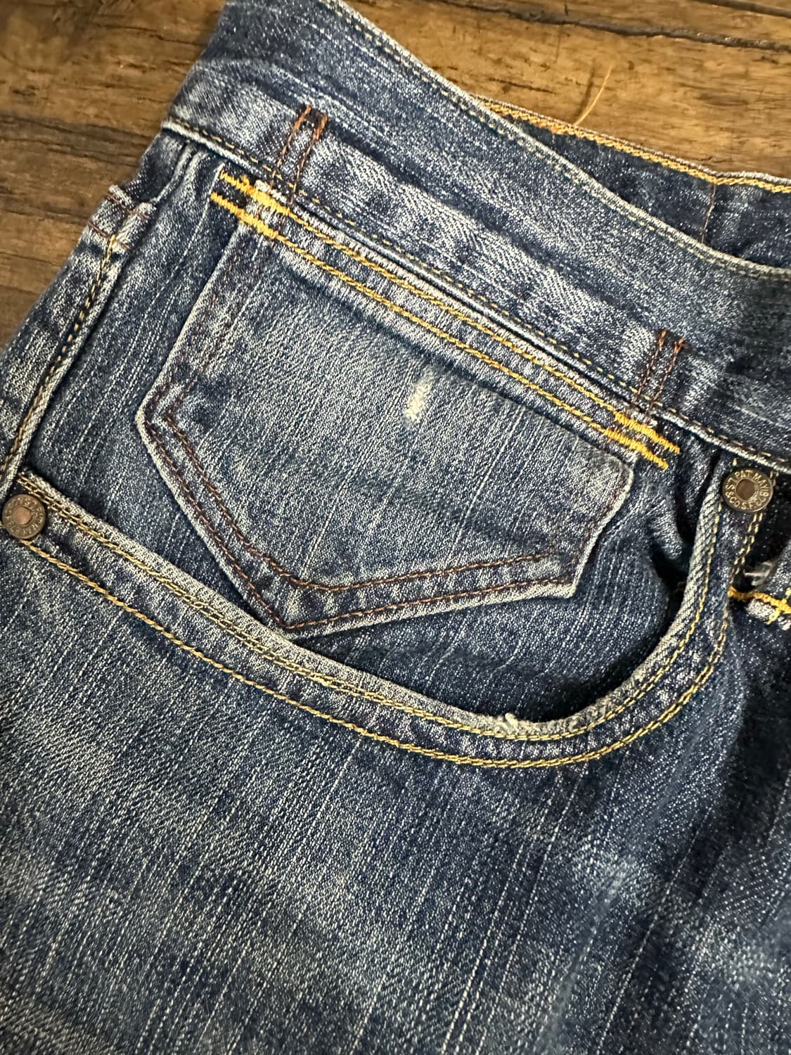 LeviS Premium 519 플라워 커스텀 페인팅 데님 팬츠 상품이미지3