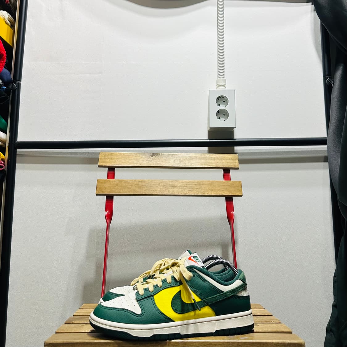 250) 나이키 운동화 남녀공용 신발 덩크 로우 SE 옵티 노블 그린 상품이미지3