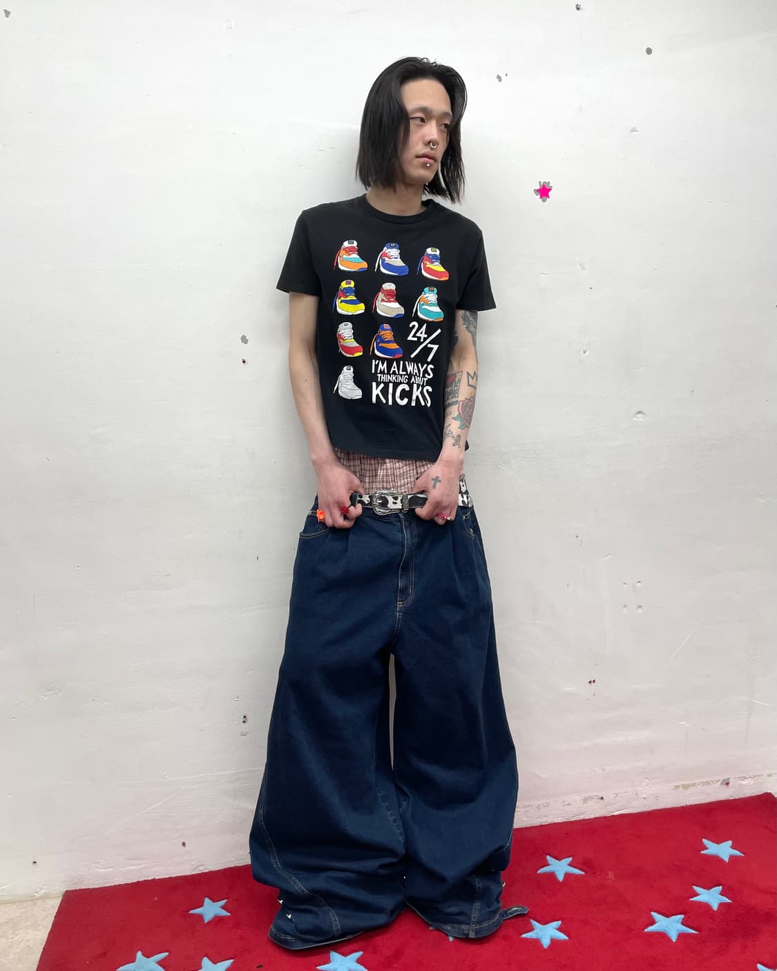 Multi Sneakers Black T-Shirt  상품이미지5