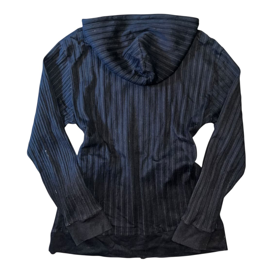 해골 면도날 십자가 프린팅 골지 투웨이 후드집업 y2k 펑크 갸루 상품이미지4