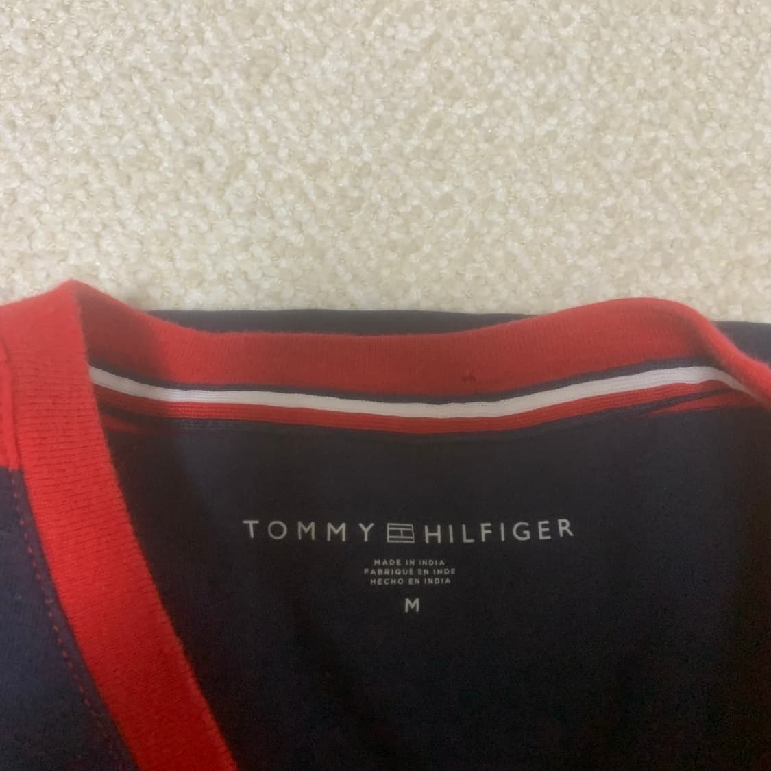 타미힐피거 스트라이프 라운드 반팔티셔츠 100 상품이미지2