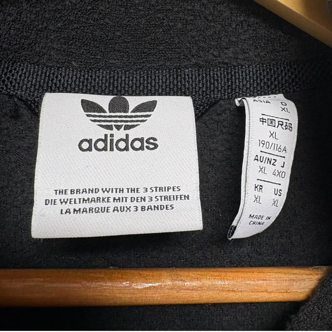 3804 아디다스 블랙 부클 집업 조거팬츠 트레이닝 세트 상품이미지7