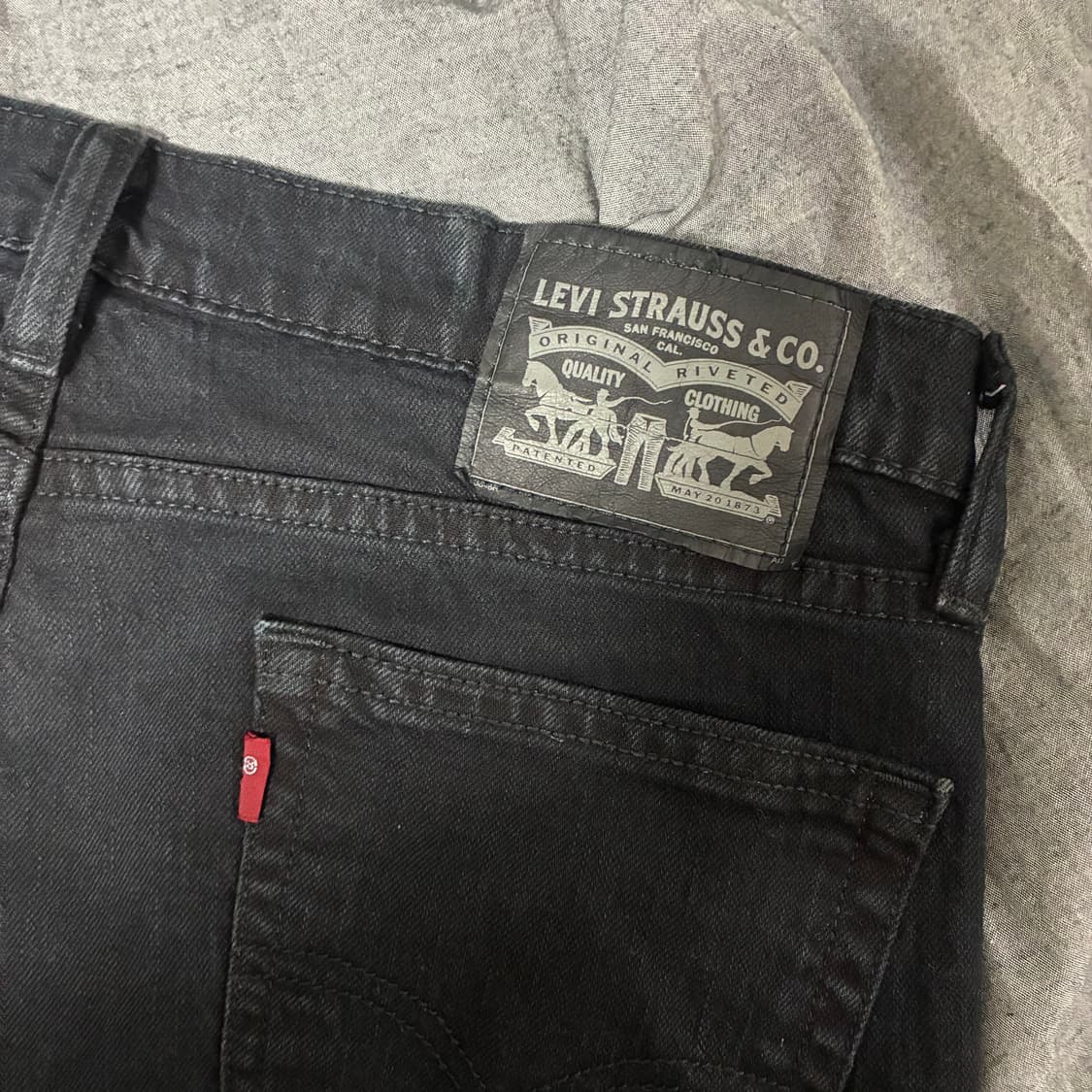 코르티스핏 리바이스 흑청 데님팬츠 상품이미지5