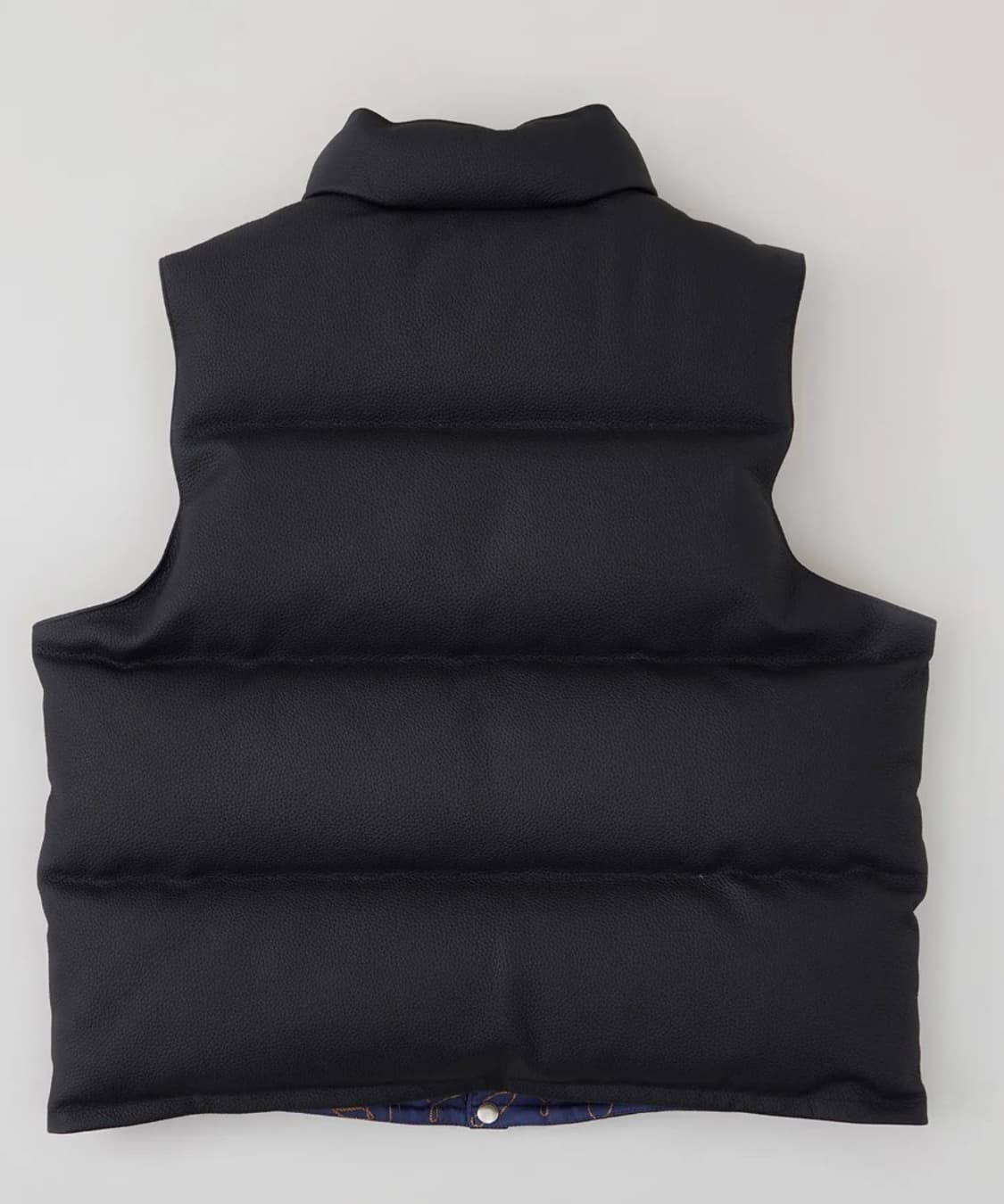 NICENESS GASTON 피나클 레더 리버시블 다운 베스트 L 상품이미지2