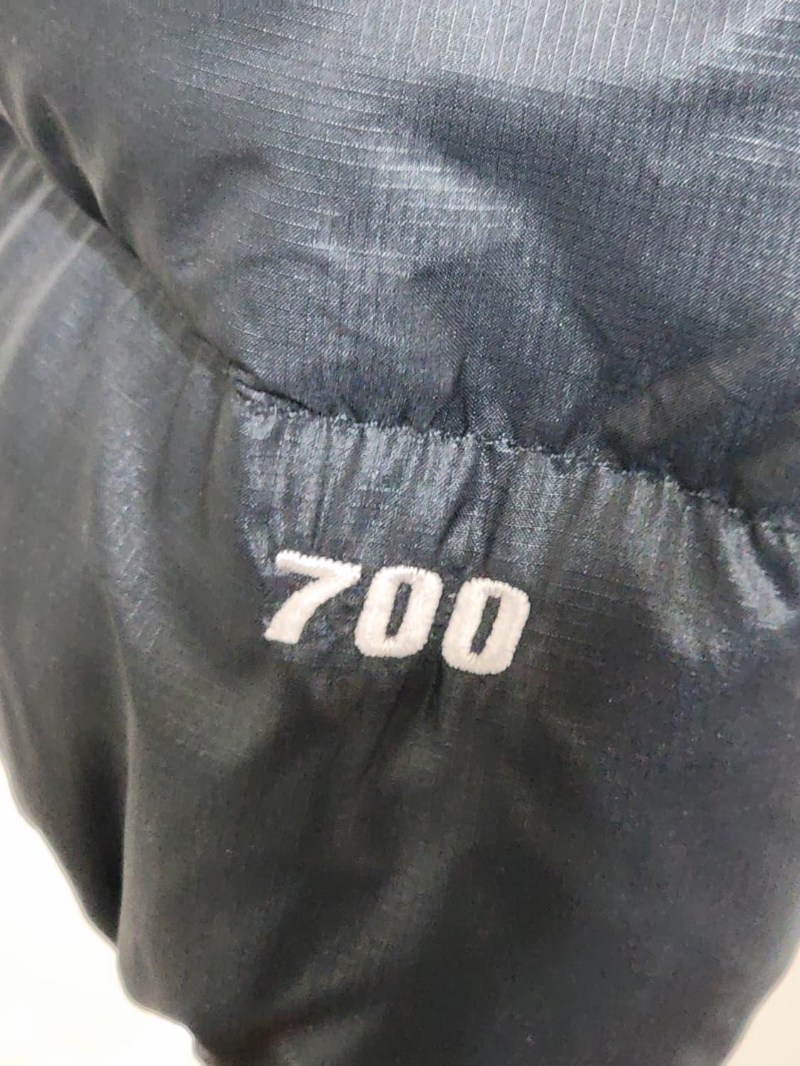 (L) 노스페이스 700 눕시패딩 점퍼 블랙 거위털 구스다운 자켓  상품이미지5