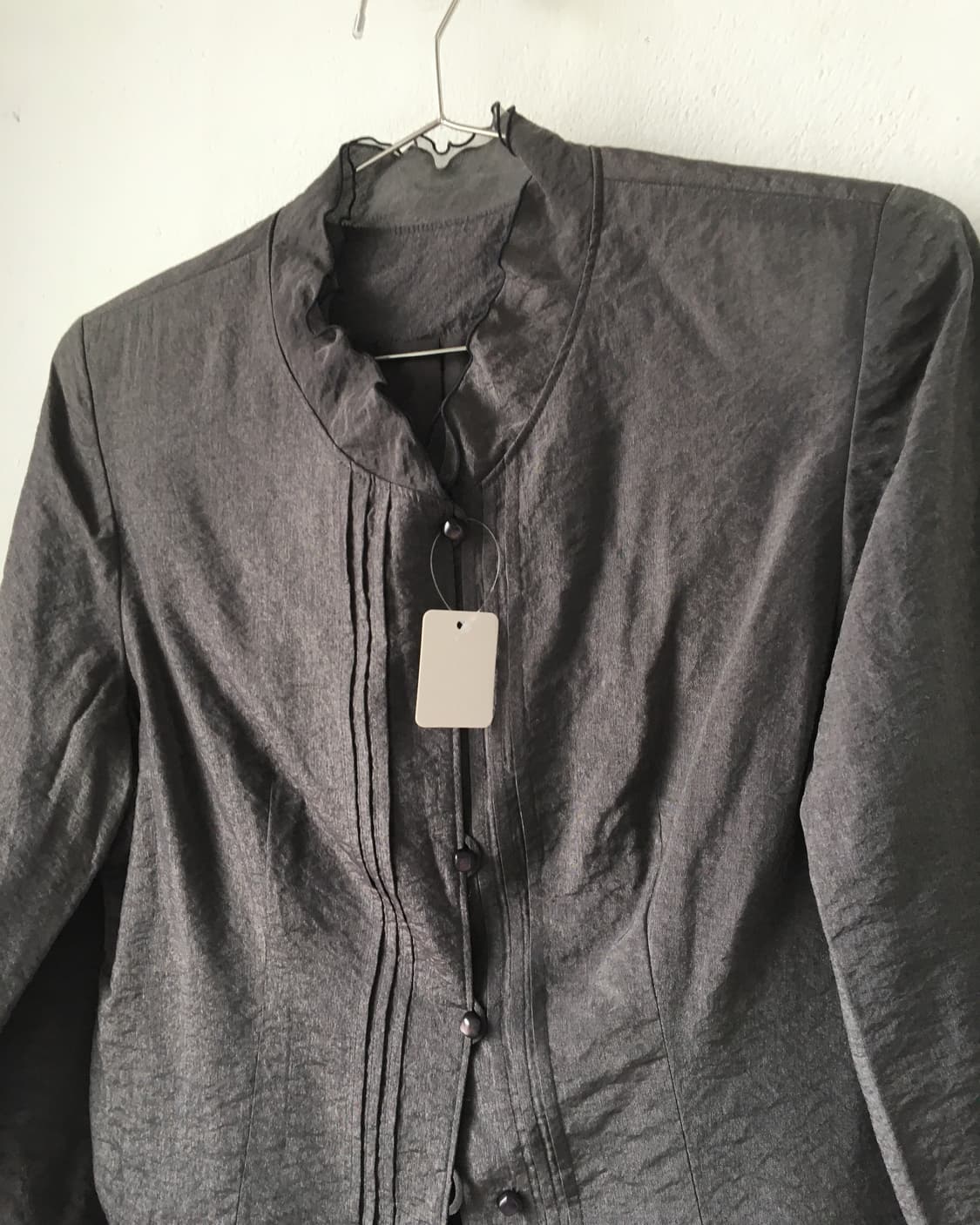 Glossy high neck jacket 상품이미지4