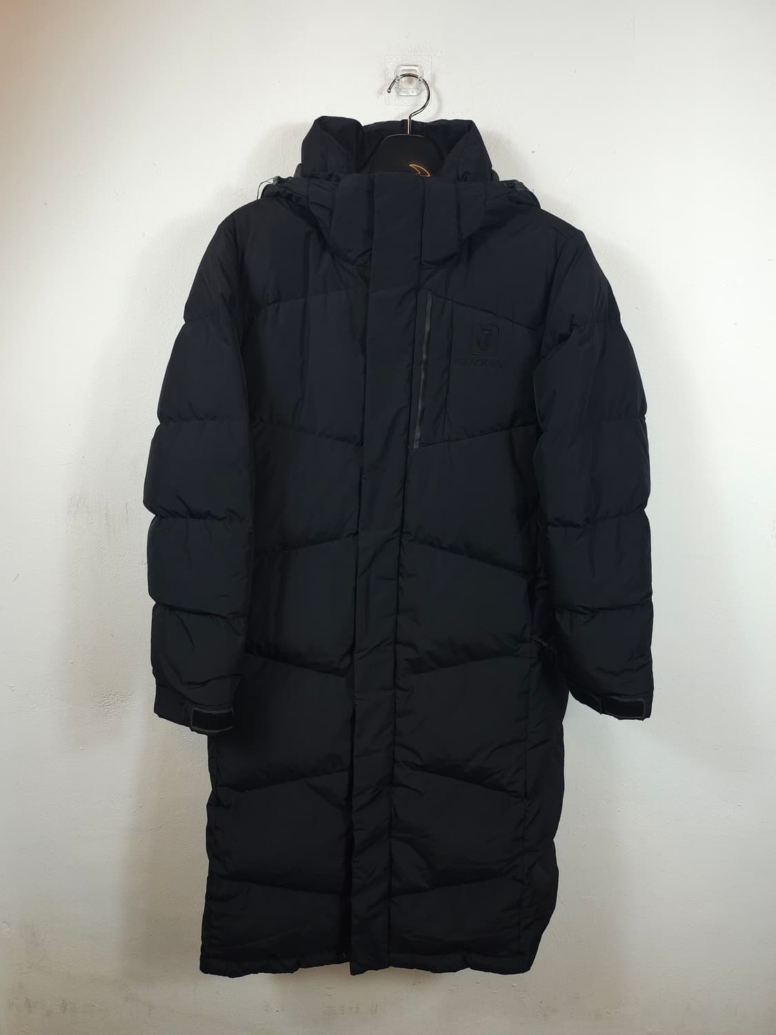 블랙야크 프리미엄 구스 롱패딩 블랙 95 M 상품이미지1