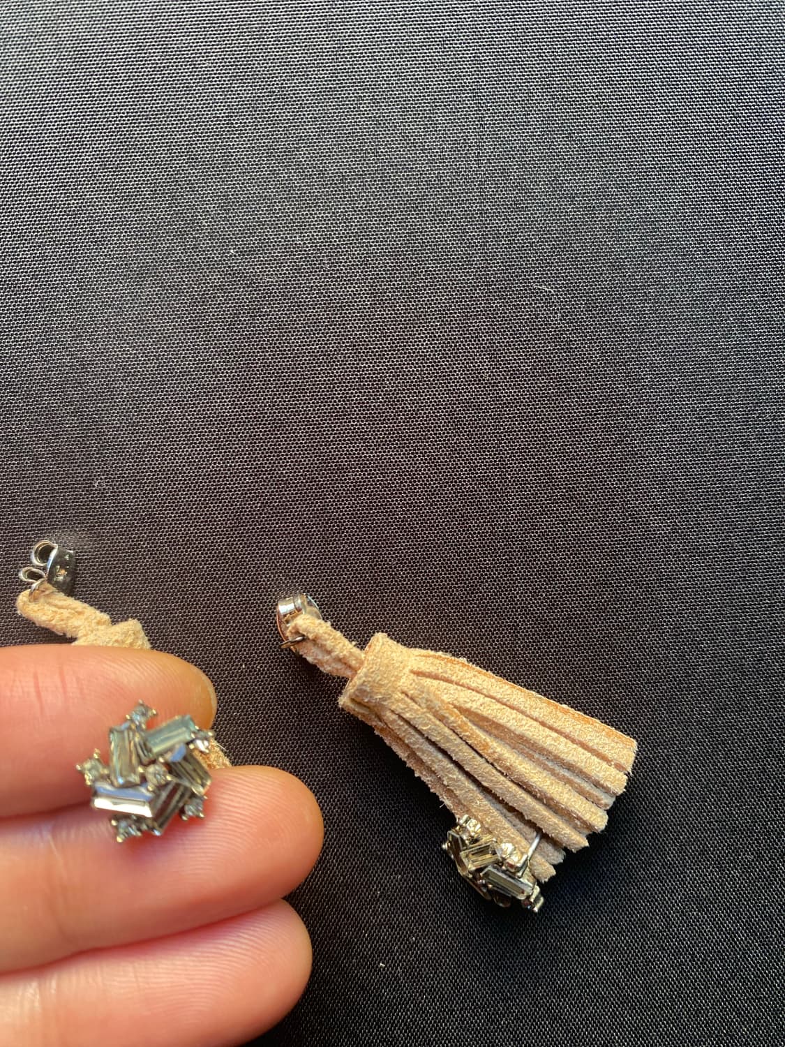 태슬 큐빅 귀걸이 상품이미지2