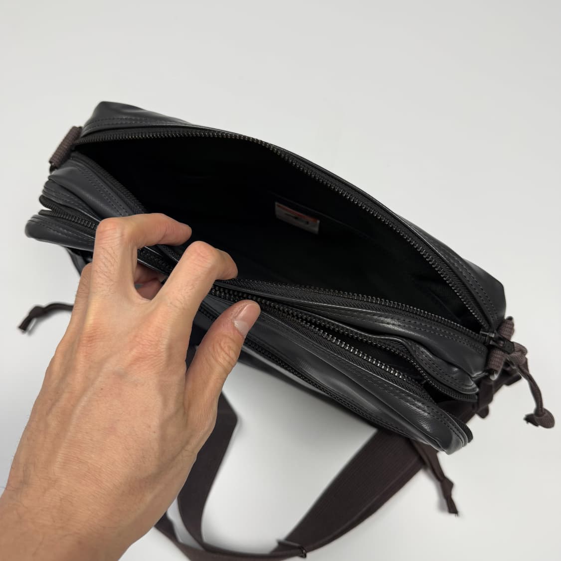 요시다포터 러기지라벨 라이너 숄더백 블랙 상품이미지8