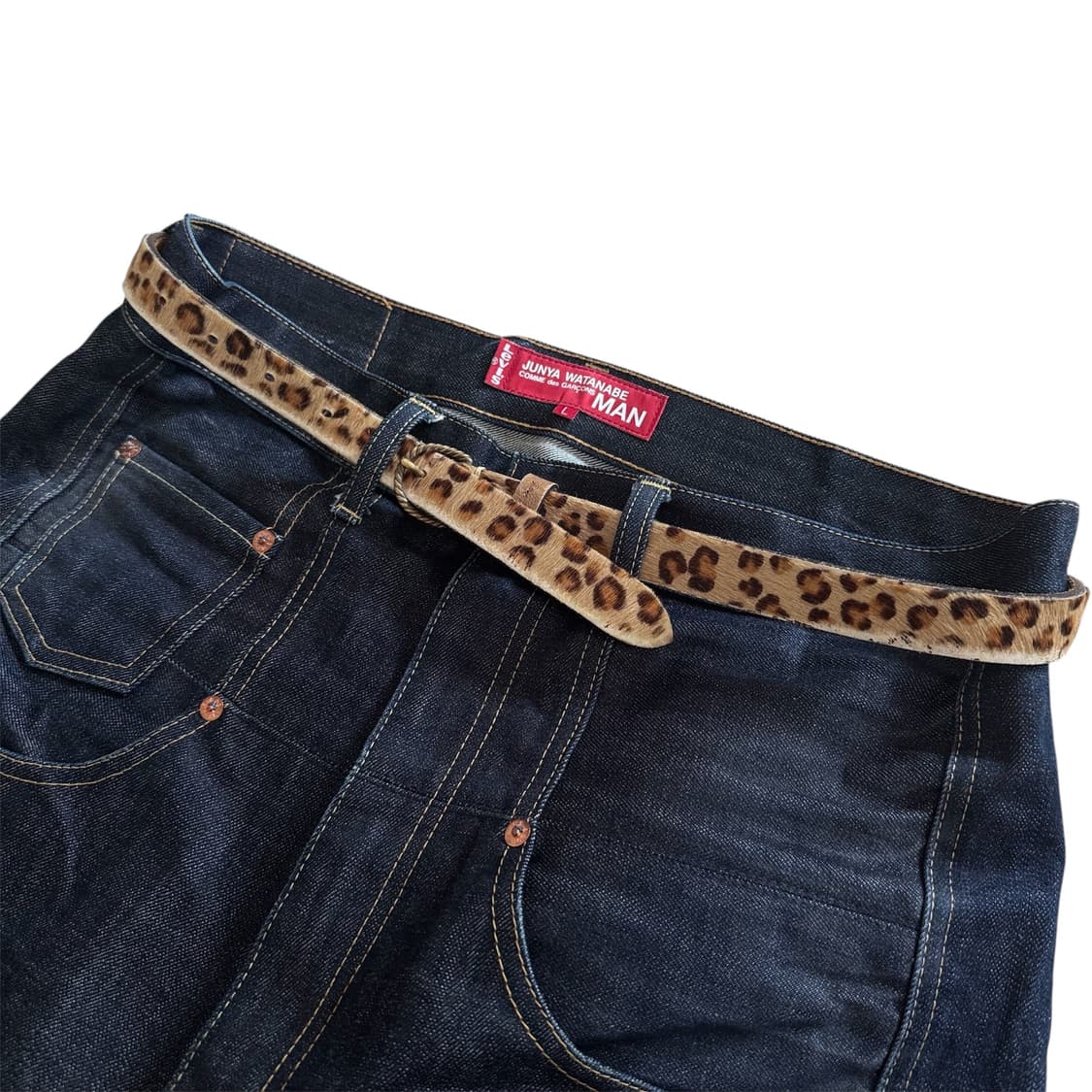 캐피탈 레오파드 송치 벨트 상품이미지1