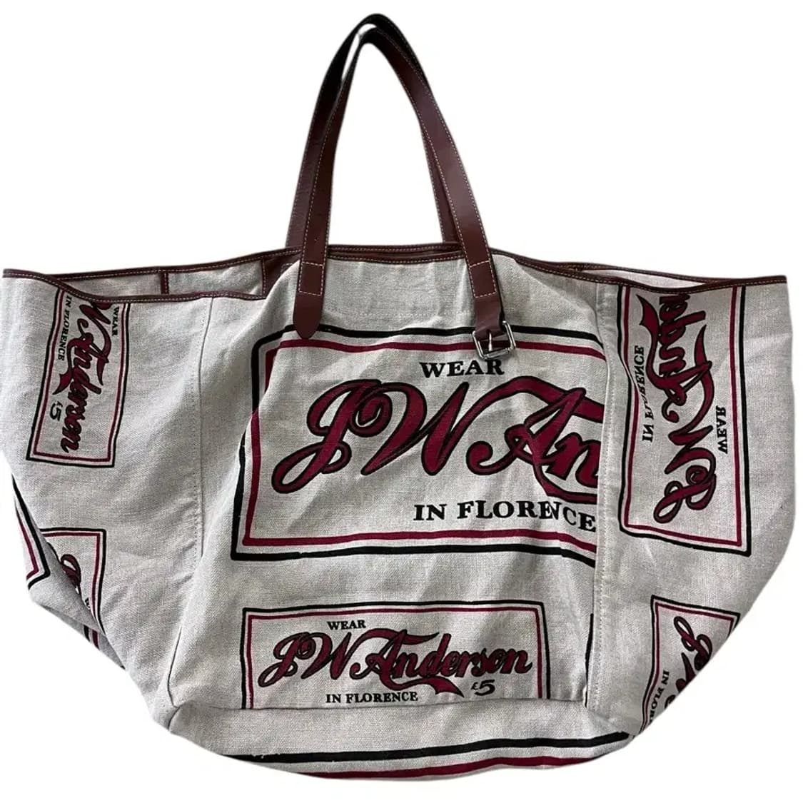 J.W. Anderson oversized logo tote bag 상품이미지2