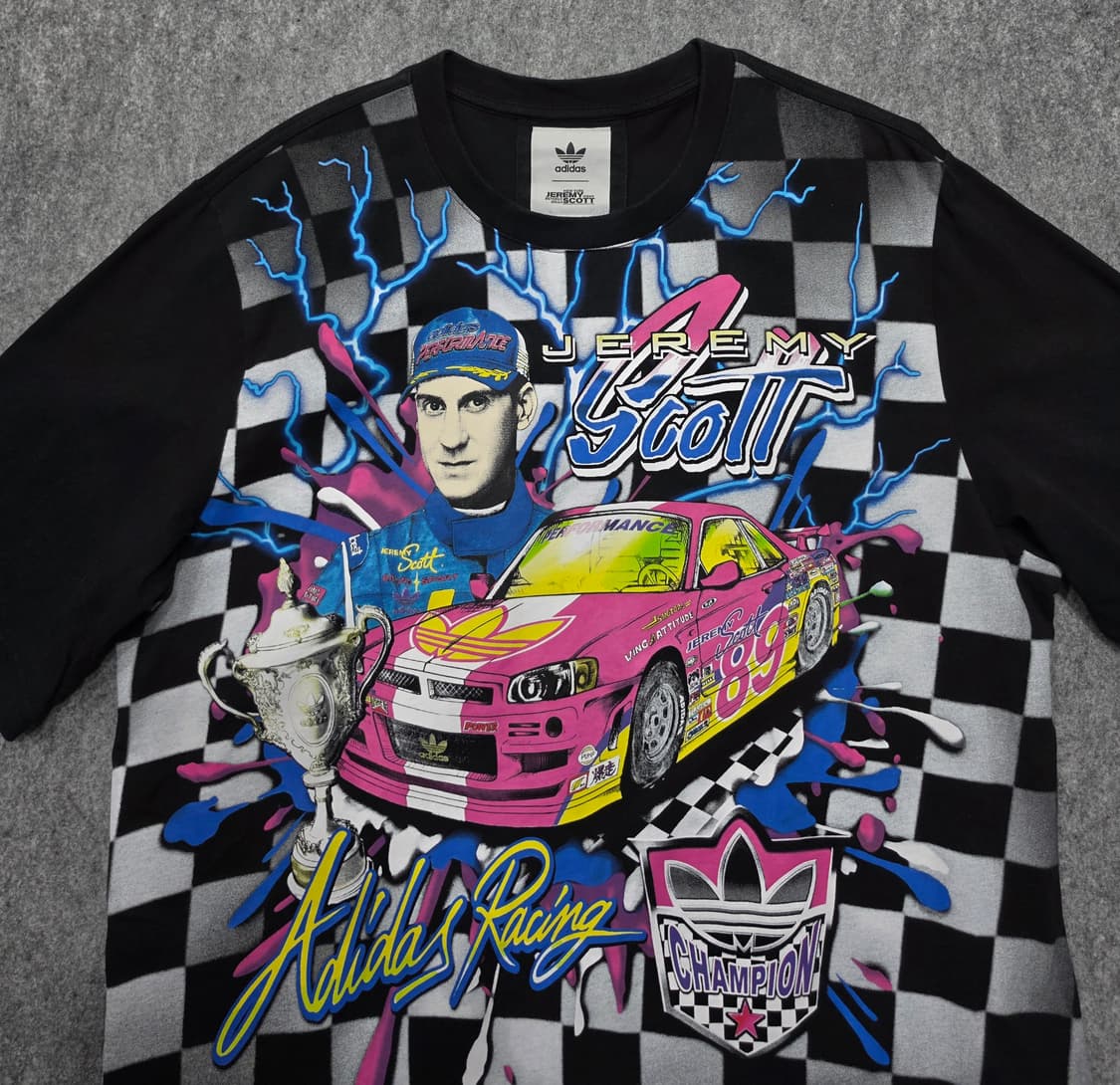 아디다스 x 제레미스캇 랠리 프린팅 반팔티 M 상품이미지3