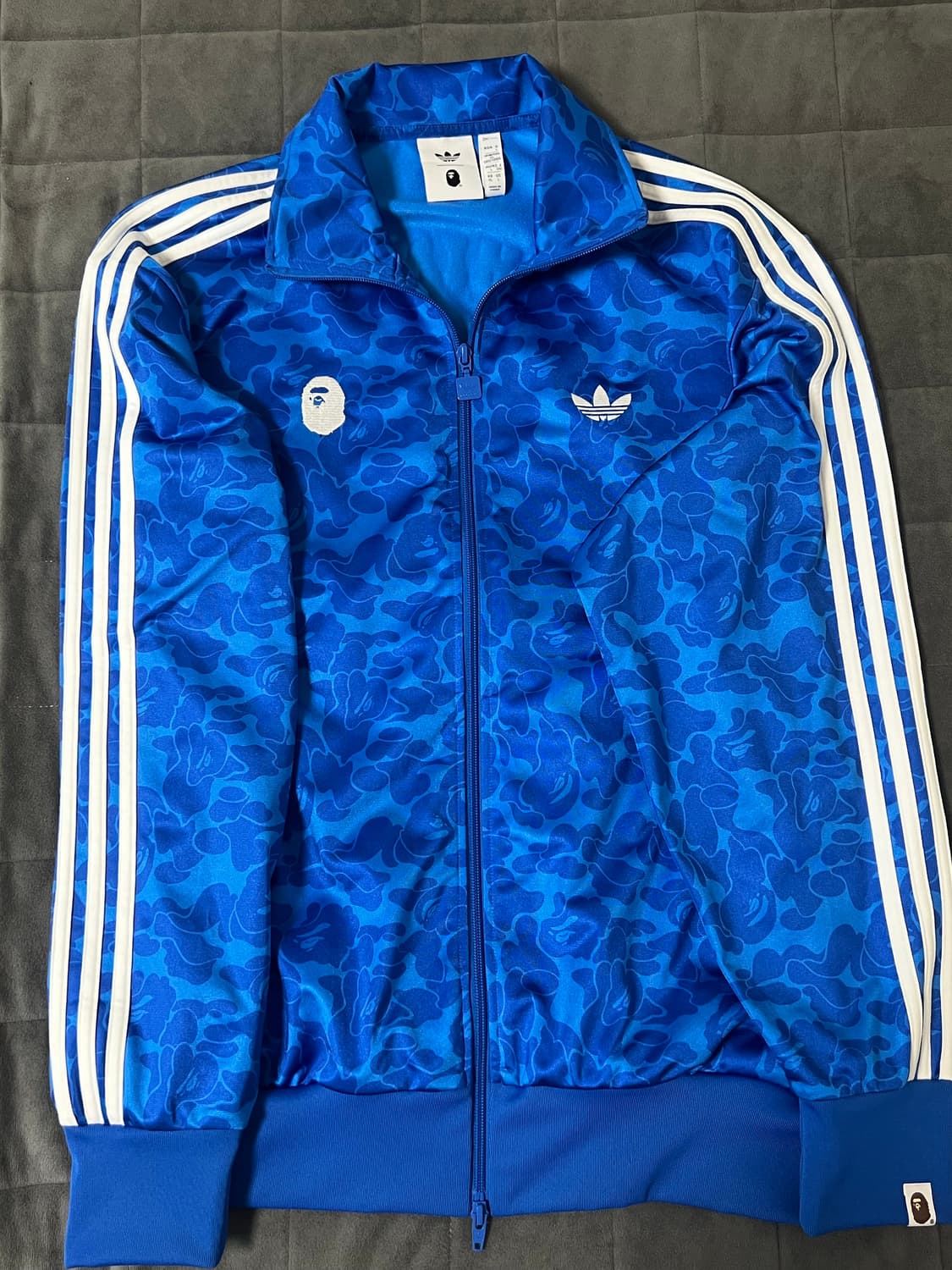 아디다스 베이프 트랙탑 블루 xl 상품이미지1