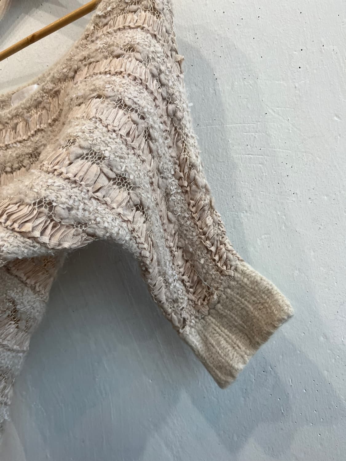 질스튜어트 크로쉐 모헤어 하프 니트 상품이미지4