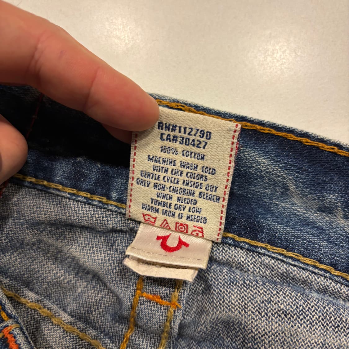 [28x34] 트루릴리젼 레인보우 조이 데님 팬츠 B837 상품이미지10