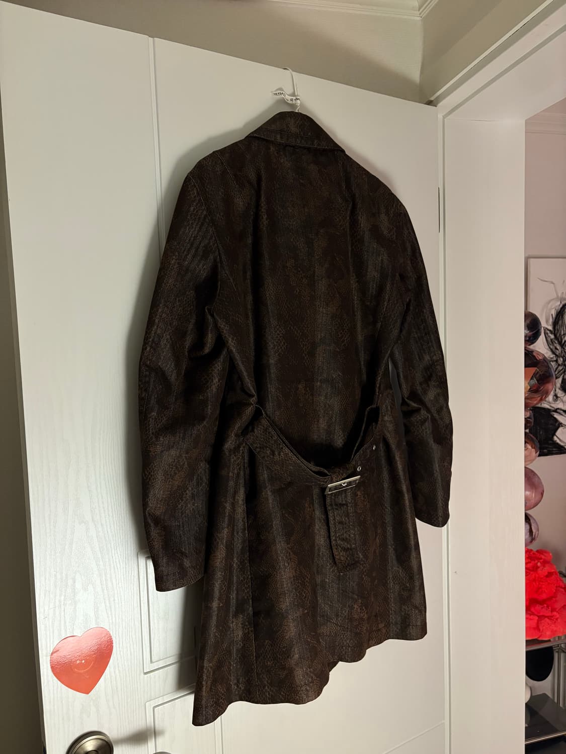 Tornado mart 파이톤 트렌치 코트 상품이미지2