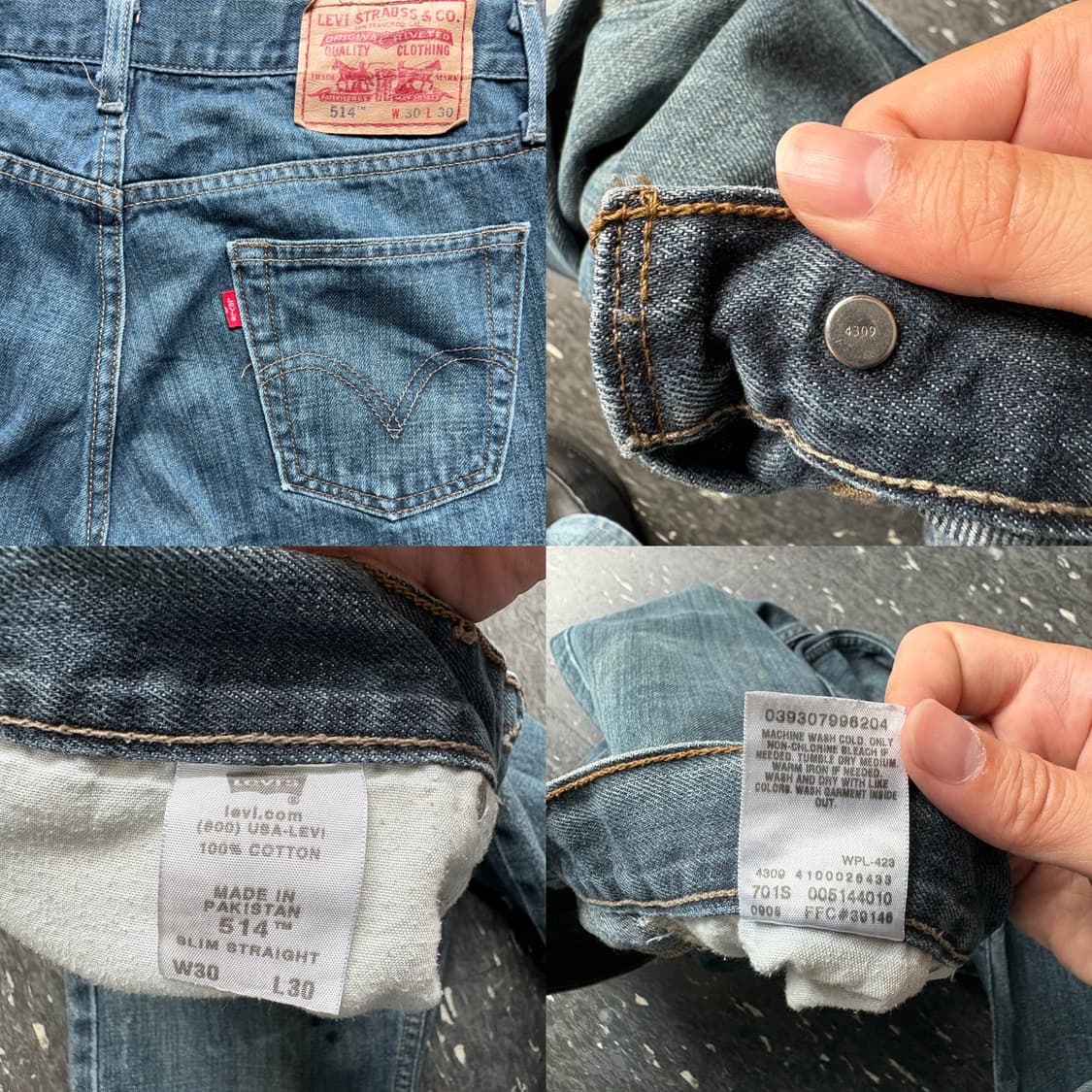 Levi’s 514 Slim Straight Jeans 상품이미지10