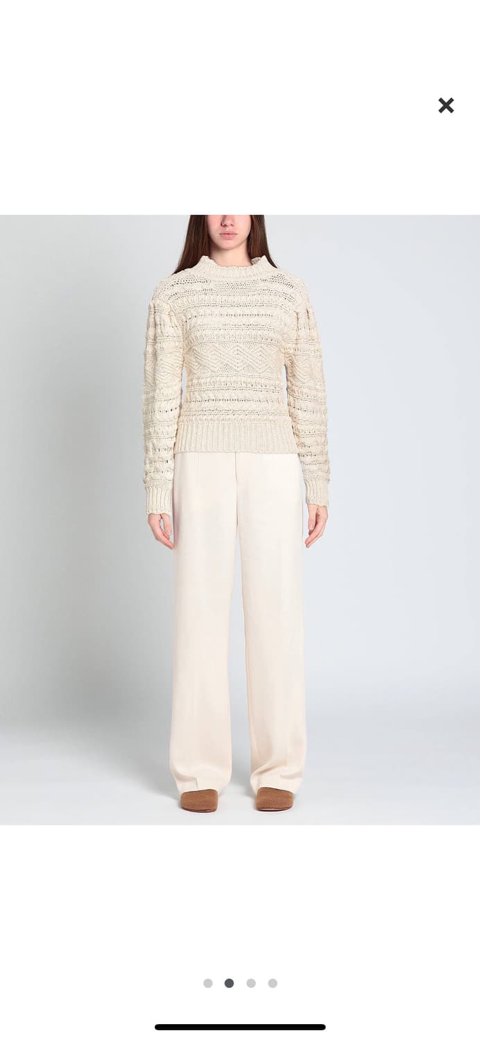(새제품)Isabel Marant 아이보리 패턴 니트 상품이미지1
