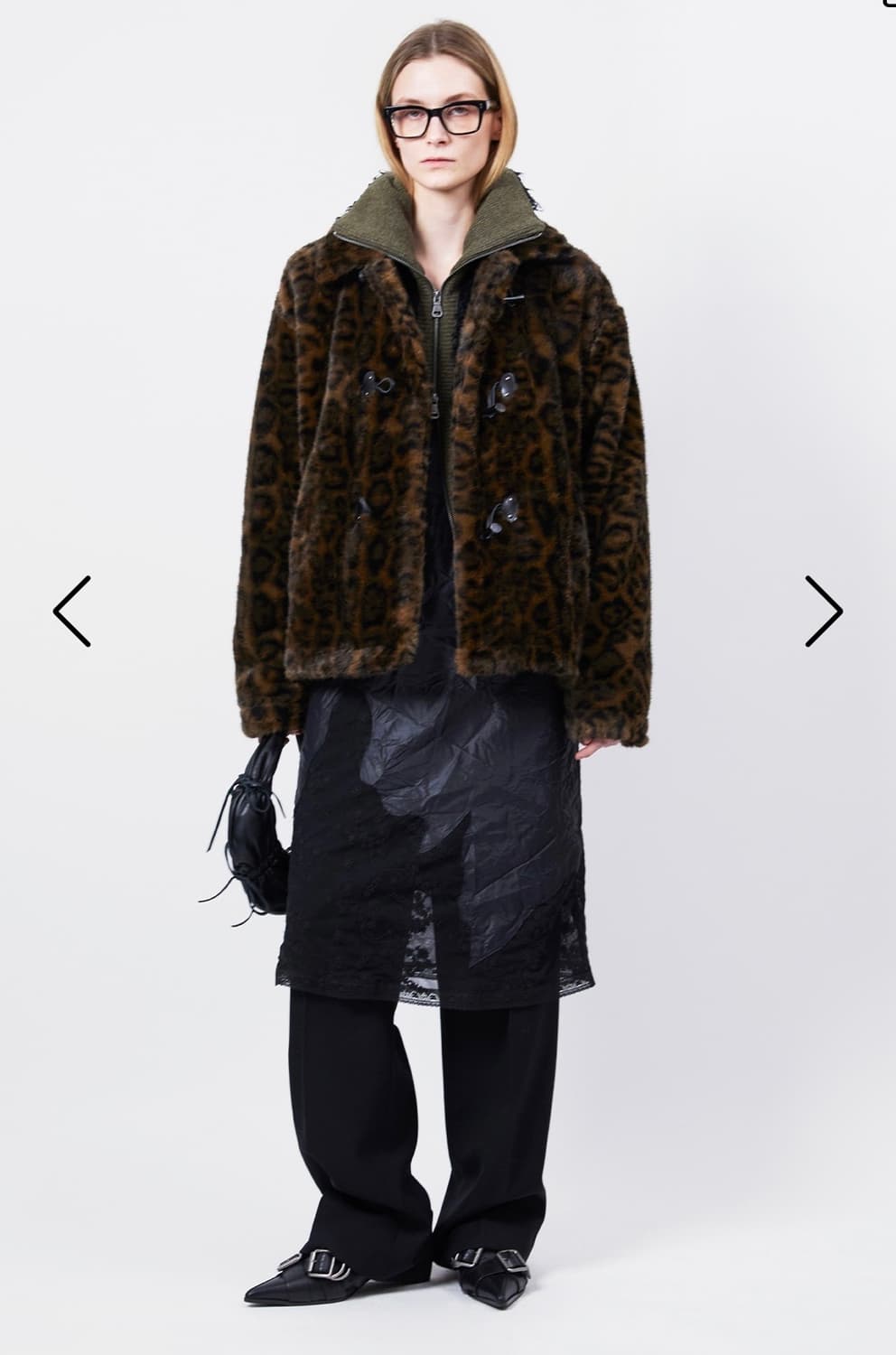 앤더슨벨 레오파드 퍼 자켓 (L) 상품이미지3
