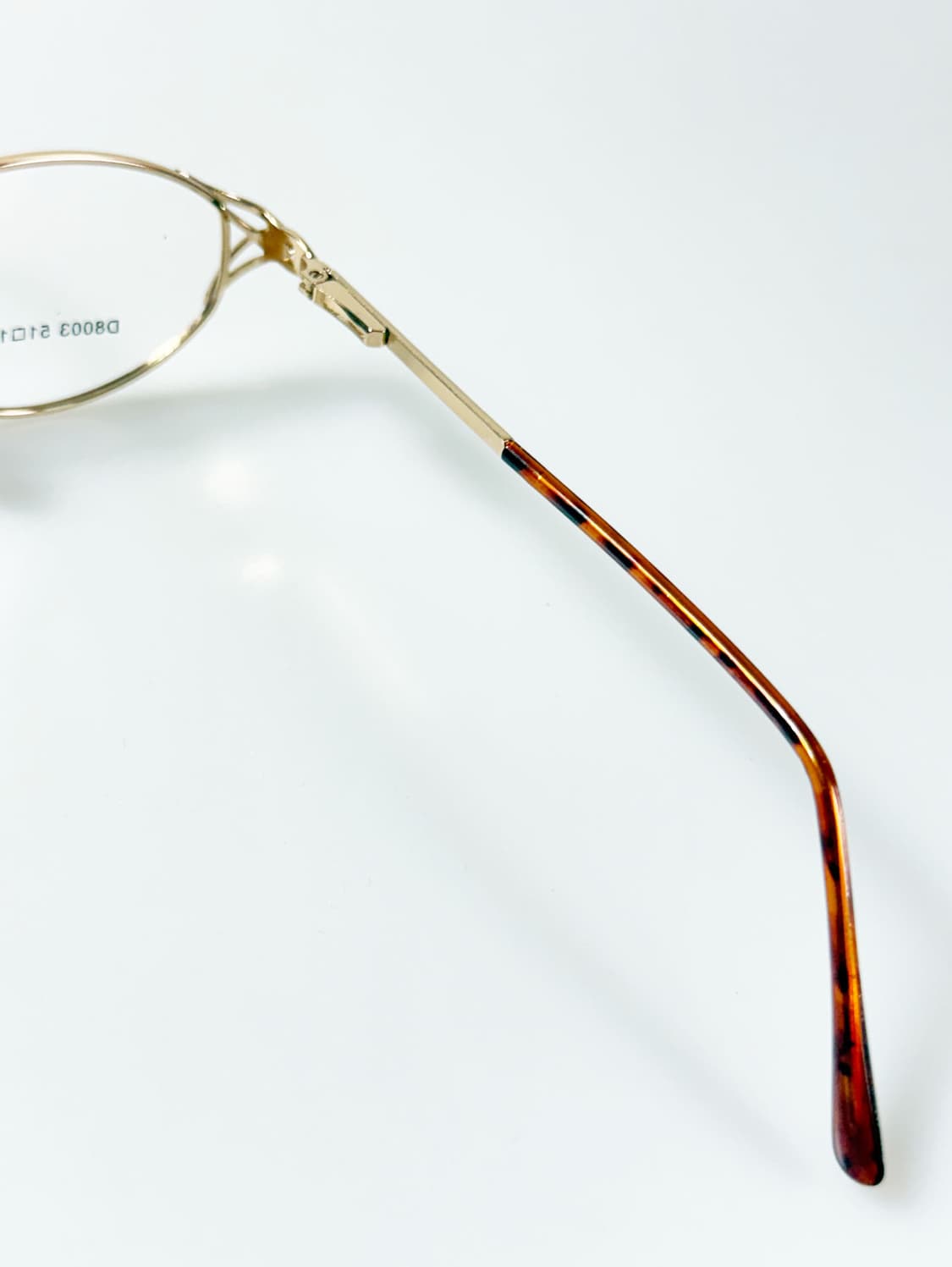 90s DOMON 골드 슬림 오벌 메탈 프레임 빈티지 안경 상품이미지6